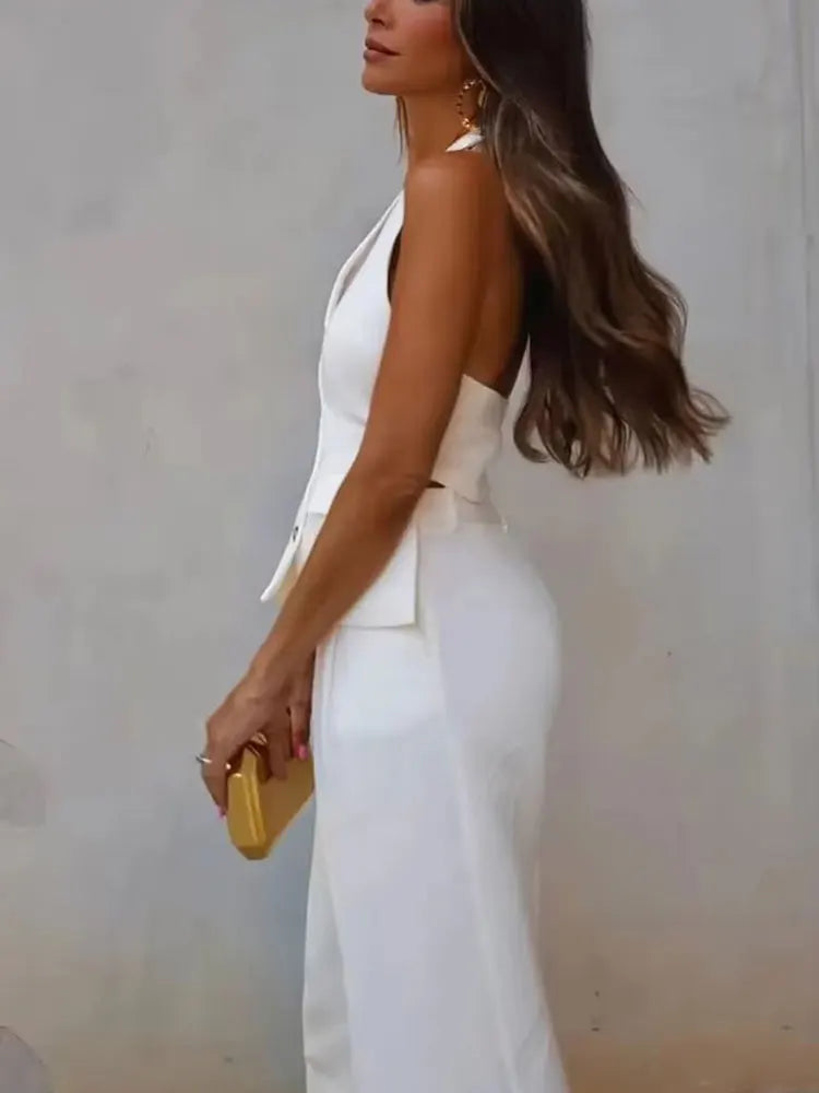 Kvinders Buksedragt Halter Style 2