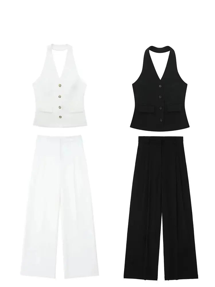 Kvinders Buksedragt Halter Style 5