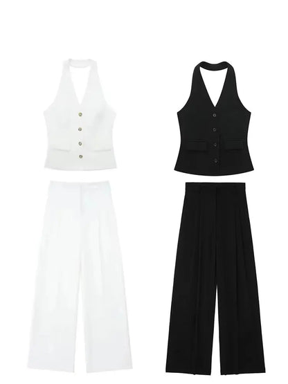 Kvinders Buksedragt Halter Style 5