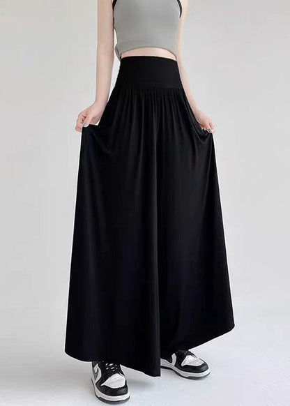 Kvinders Bukser Højtaljet Patchwork med Brede Ben 1