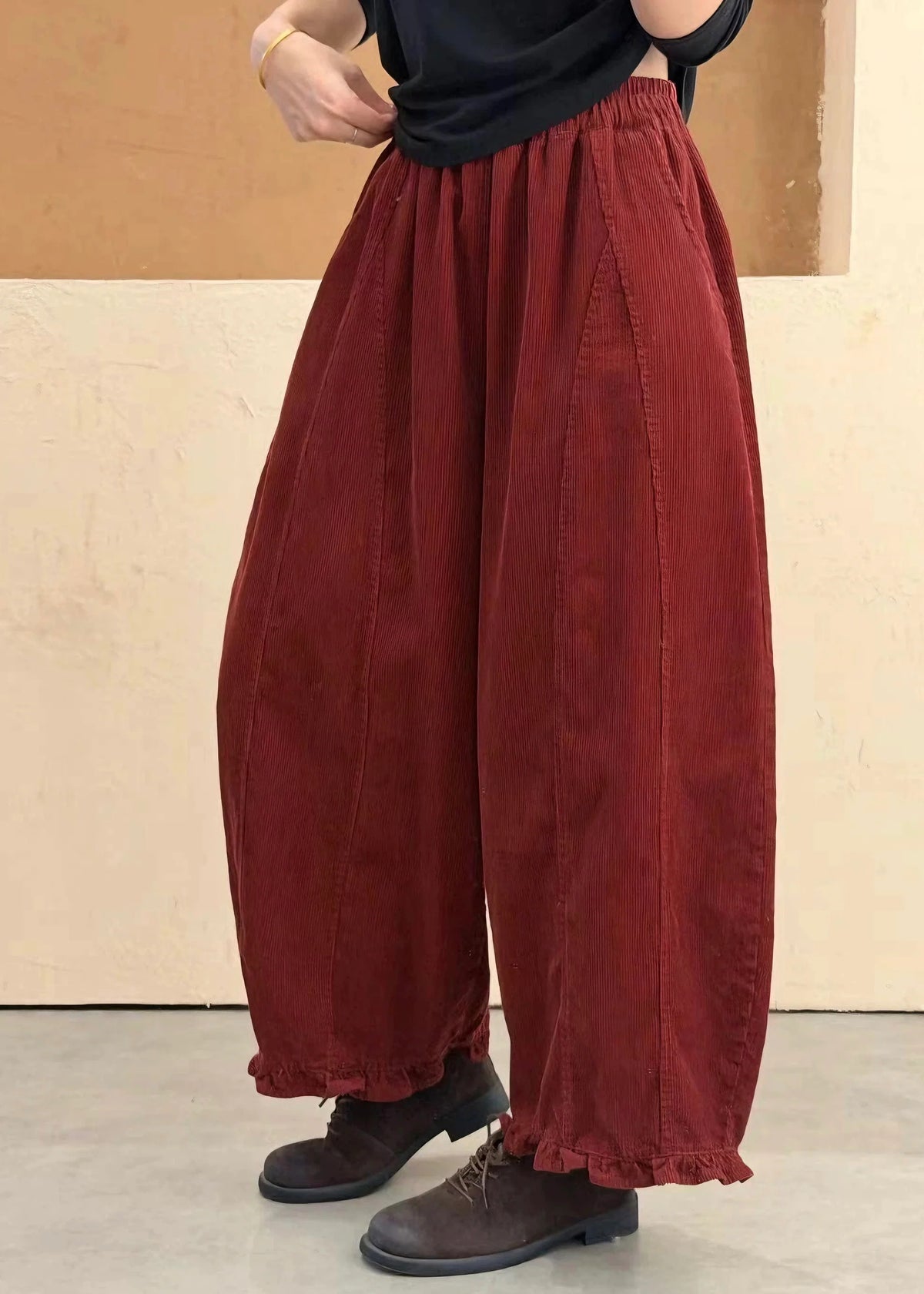 Kvinders Bukser Patchwork Design Plus Size 1