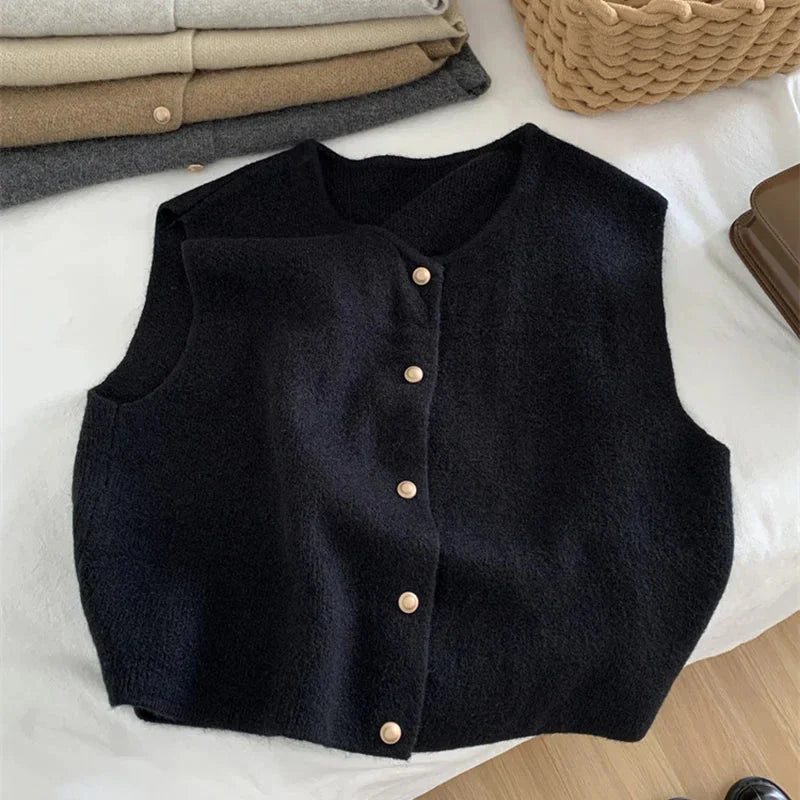 Kvinders Button-Up Casual Vest 2