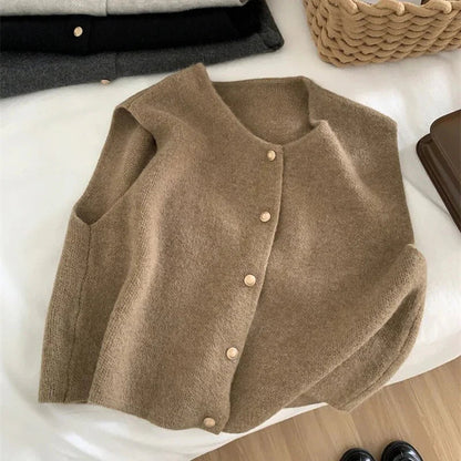 Kvinders Button-Up Casual Vest 3