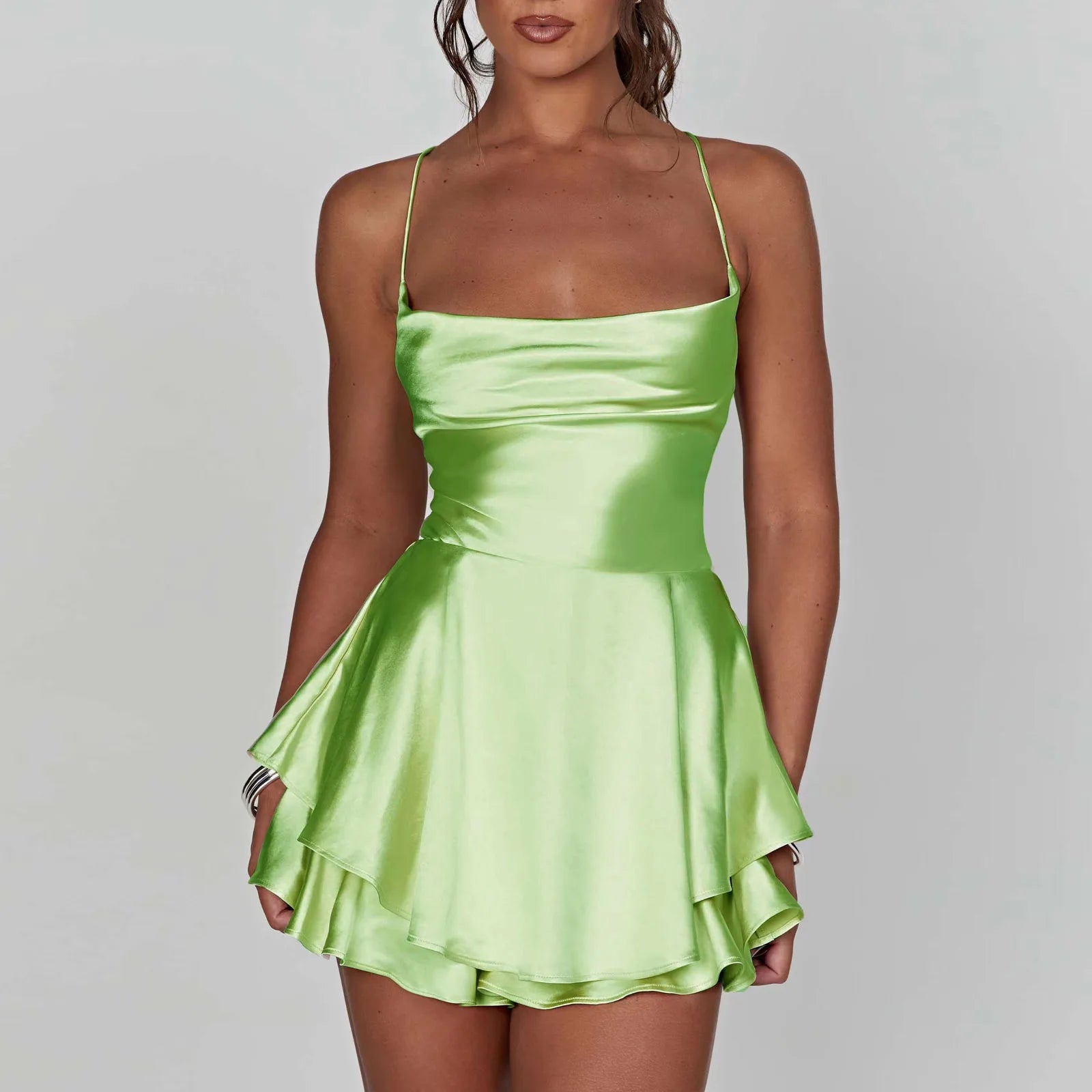 Kvinders Cami Playsuit med Cowl Neck 8