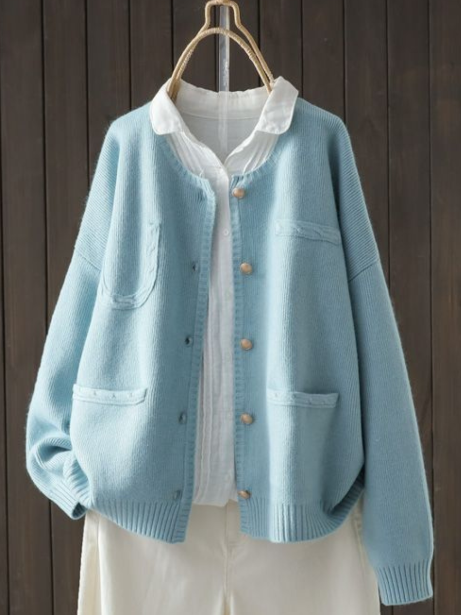 Kvinders Cardigan Løs Stil 1