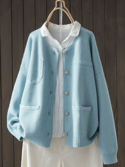 Kvinders Cardigan Løs Stil 1