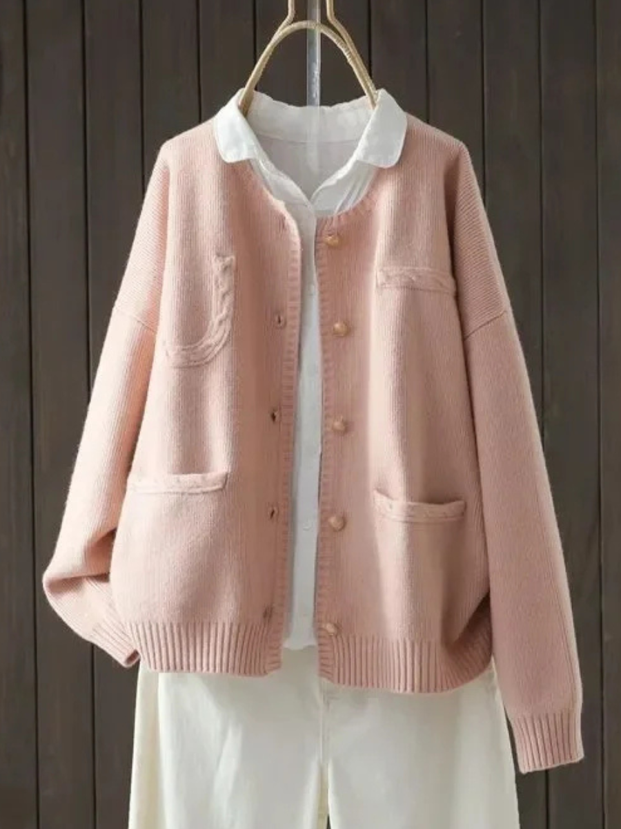 Kvinders Cardigan Løs Stil 2