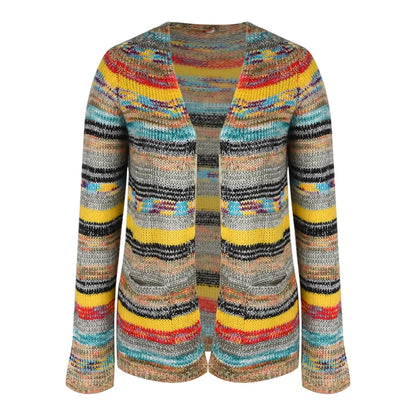 Kvinders Cardigan Løs Strikket Materiale 2