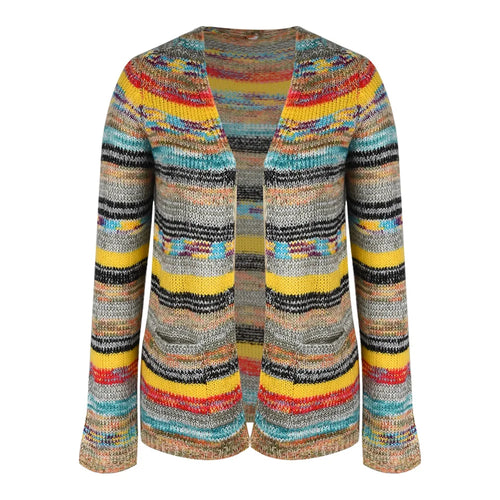 Kvinders Cardigan Løs Strikket Materiale 2