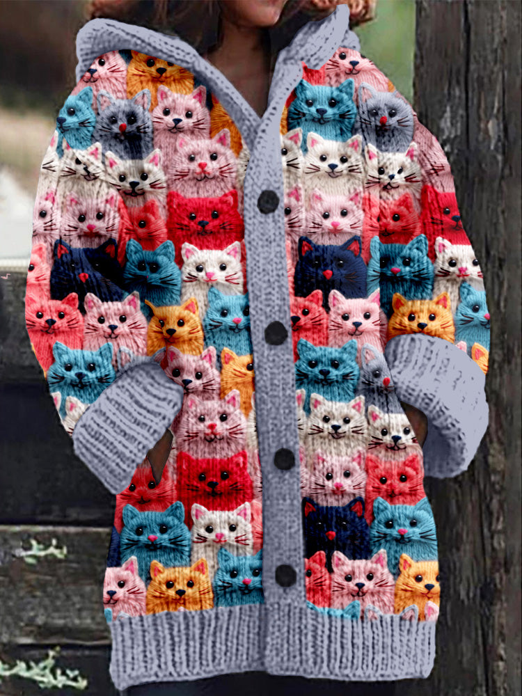 Kvinders Cardigan Med Stilfuld Design 5