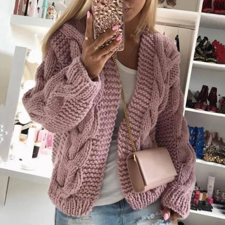 Kvinders Cardigan Tyk og Komfortabel 1