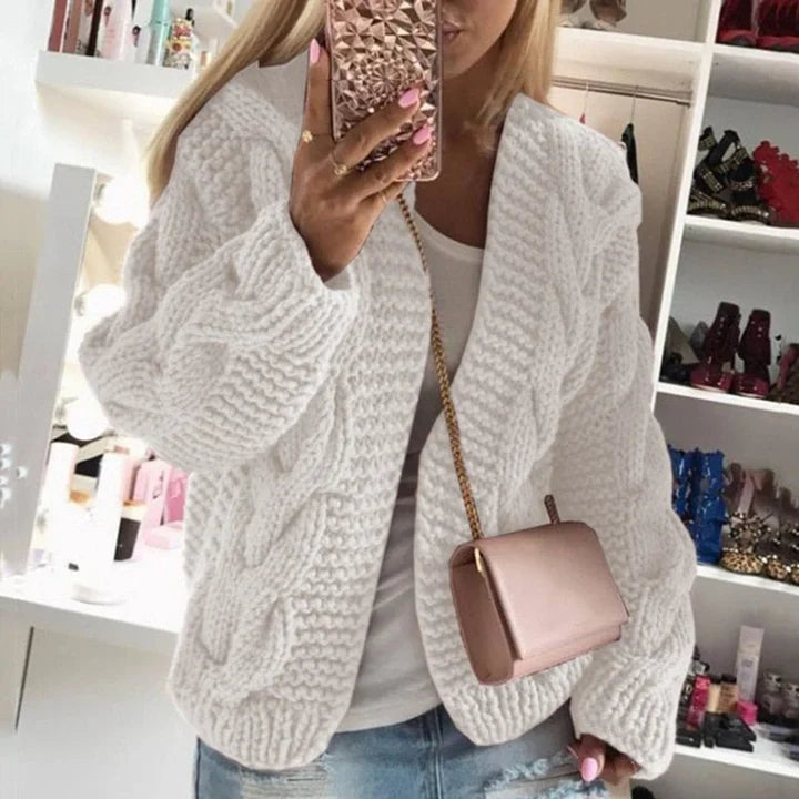 Kvinders Cardigan Tyk og Komfortabel 3