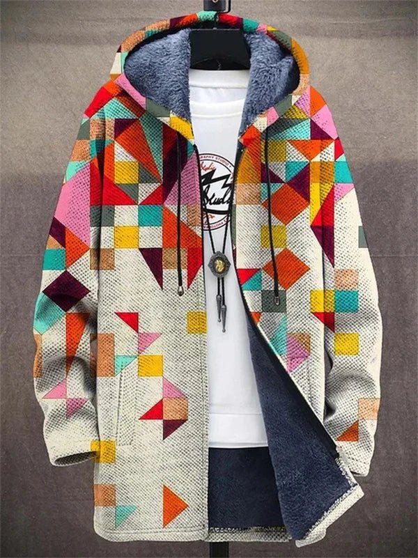 Kvinders Cardigan med Kunstprint Casual 1