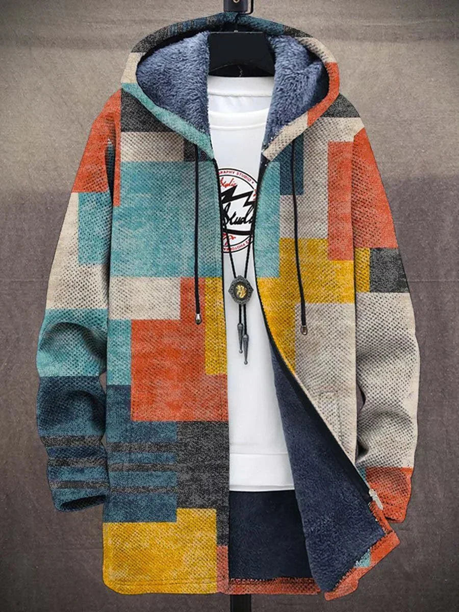 Kvinders Cardigan med Kunstprint Casual 2