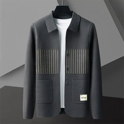 Kvinders Cardigan med Polokrave og Slank Silhuet 2