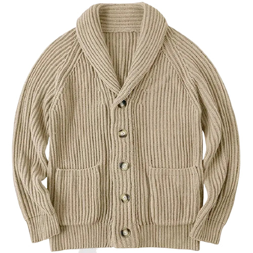 Kvinders Cardigan med Sjalkrave 0