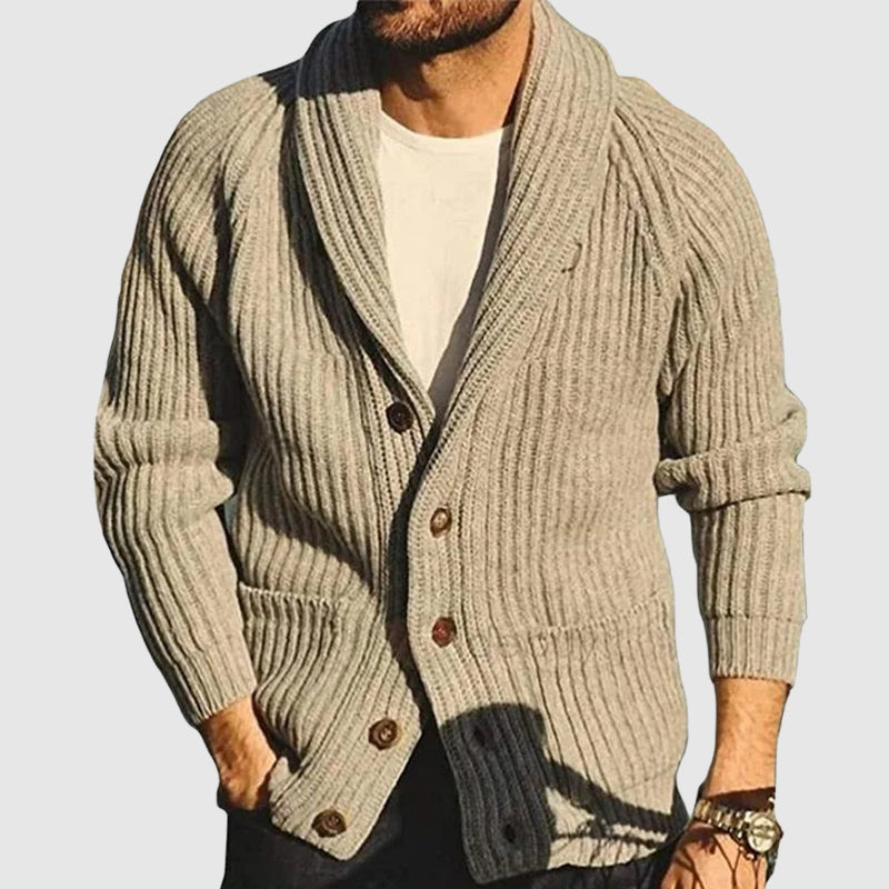 Kvinders Cardigan med Sjalkrave 2