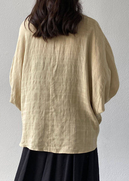 Kvinders Cardigan med Snørebånd i Khaki Stil 4
