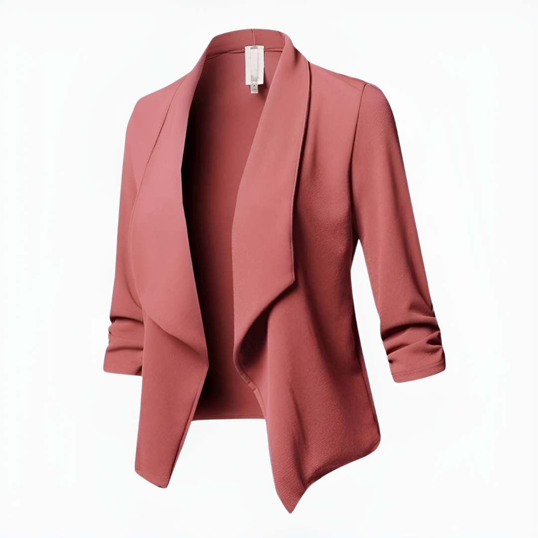 Kvinders Casual Blazer Åben Front 0
