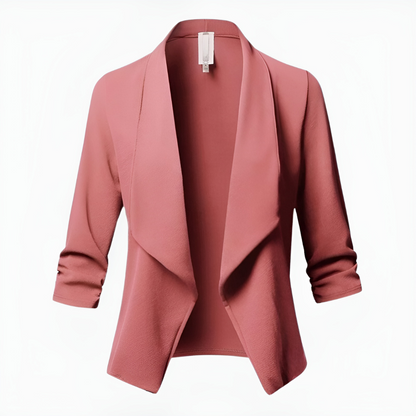 Kvinders Casual Blazer Åben Front 1