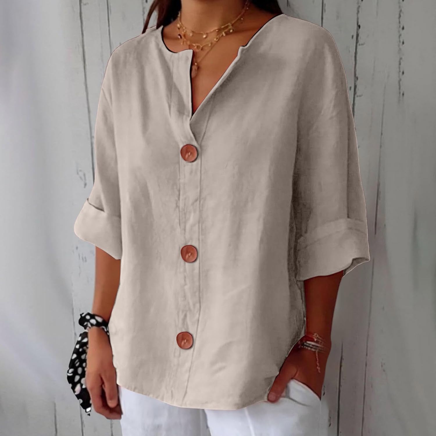 Kvinders Casual Bluse Flutter Fit 1
