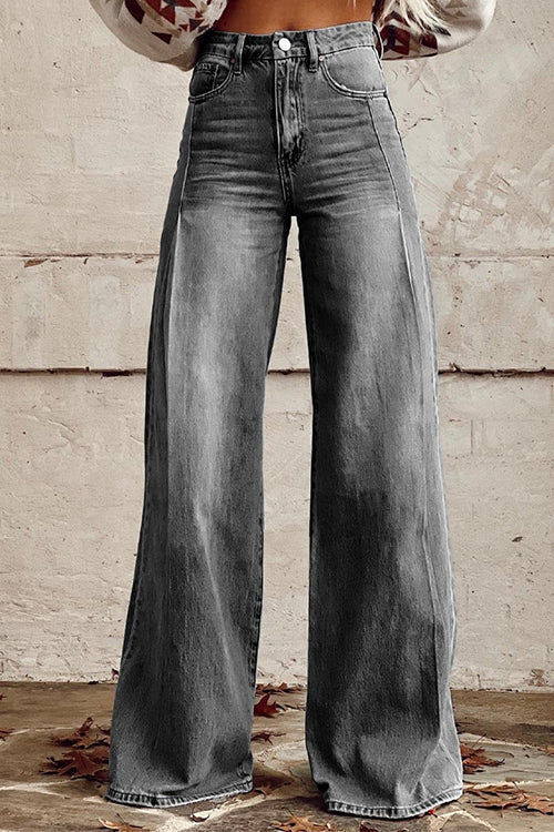 Kvinders Casual Bred Ben Denim Bukser 1