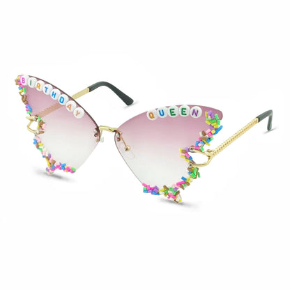 Kvinders Cat-Eye Festsolbriller med Unikt Design 0