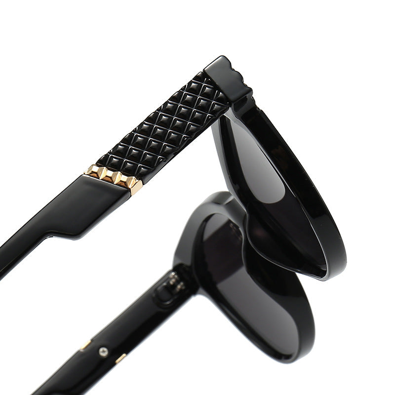 Kvinders Cat-Eye Solbriller med Struktureret Stel 3
