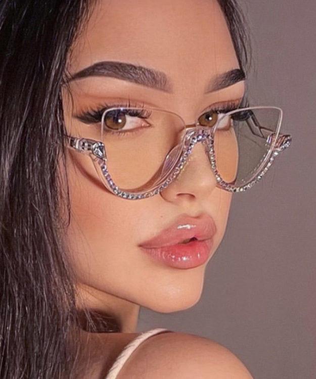 Kvinders Cat Eye Halvrands Læsebriller 3