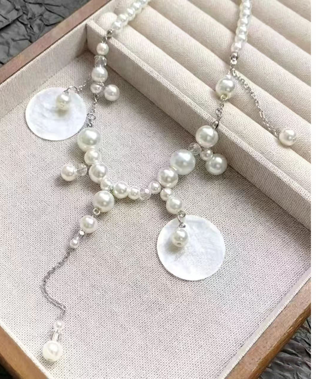 Kvinders Choker Halskæde Perle Inspireret Stil 3