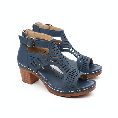 Kvinders Chunky Sandaler med Huller 0