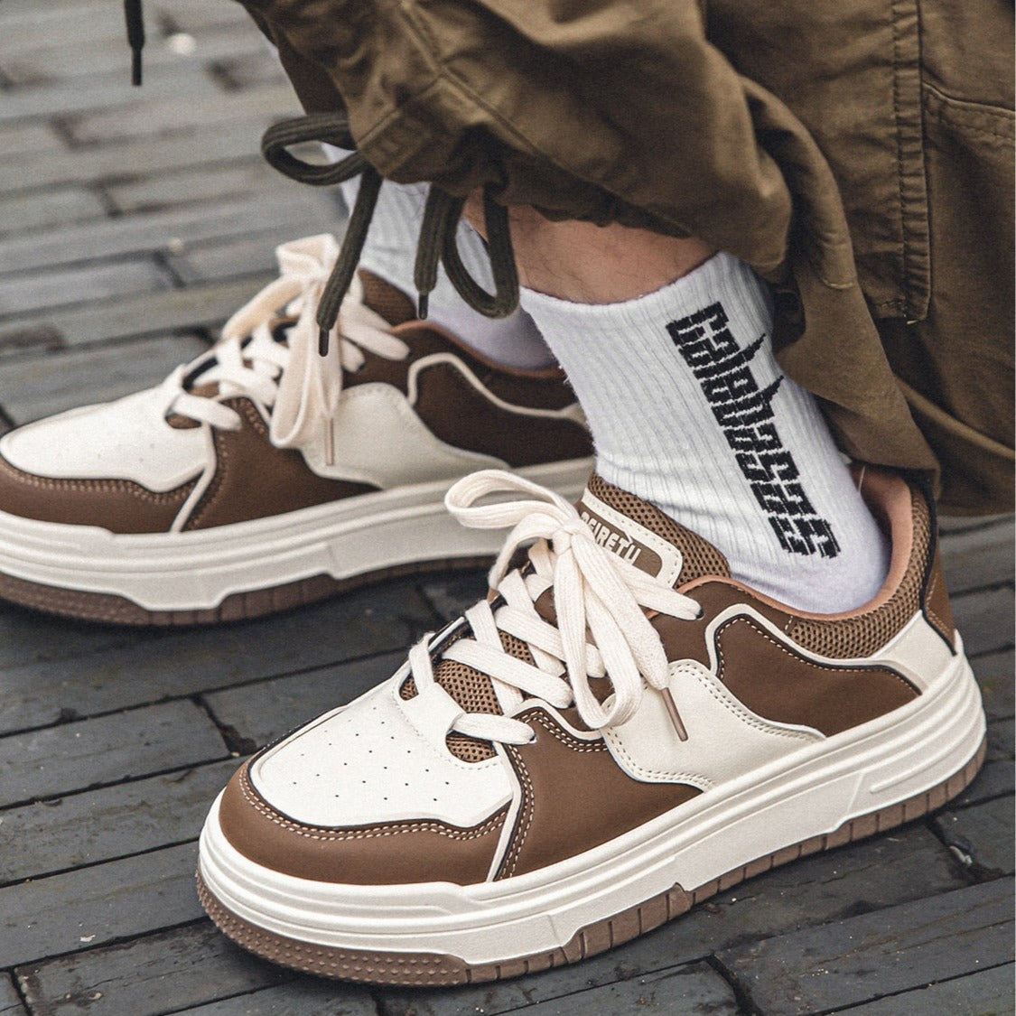 Kvinders Chunky Sneakers Åndbar Mesh Design 2