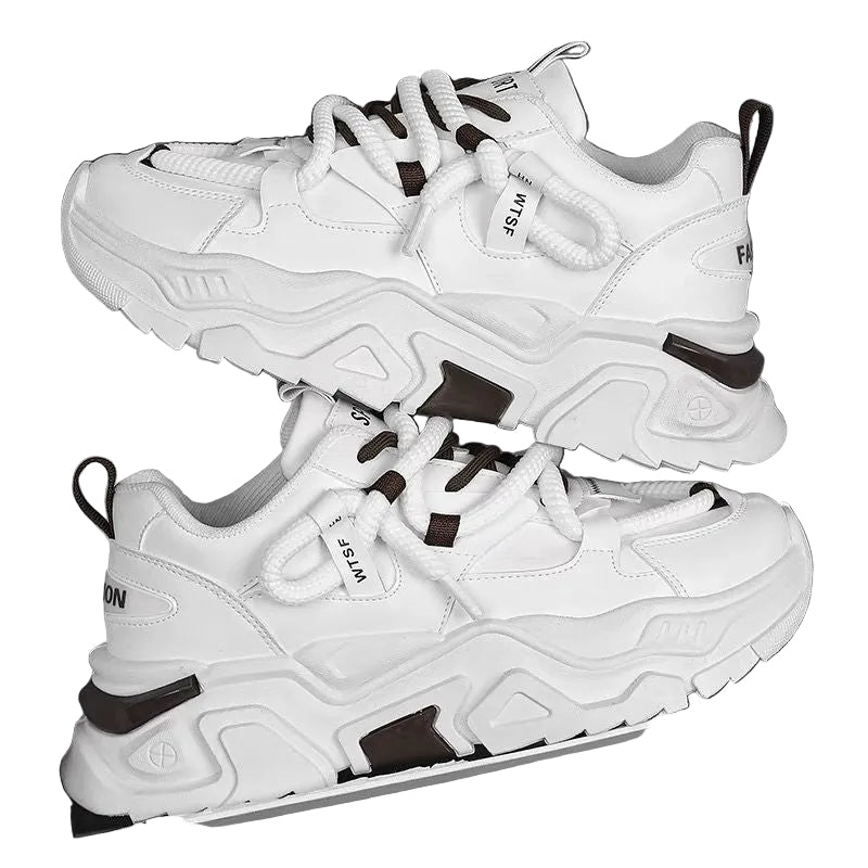 Kvinders Chunky Sneakers Med Åndbare Detaljer 0