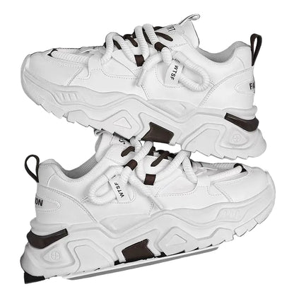 Kvinders Chunky Sneakers Med Åndbare Detaljer 0