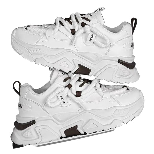 Kvinders Chunky Sneakers Med Åndbare Detaljer 0