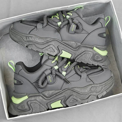 Kvinders Chunky Sneakers Med Åndbare Detaljer 1