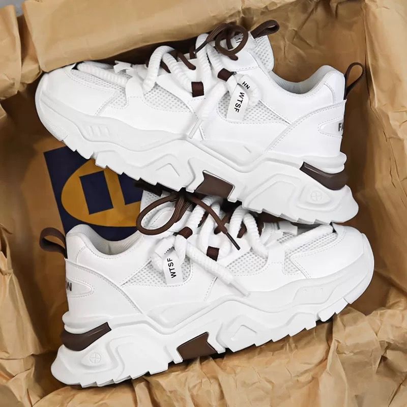 Kvinders Chunky Sneakers Med Åndbare Detaljer 2