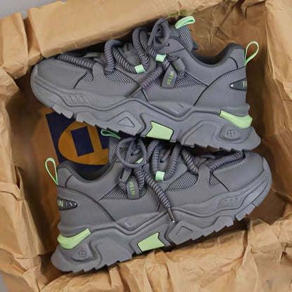 Kvinders Chunky Sneakers Med Åndbare Detaljer 3