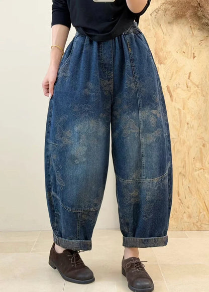 Kvinders Denim Bukser Patchwork Design 1