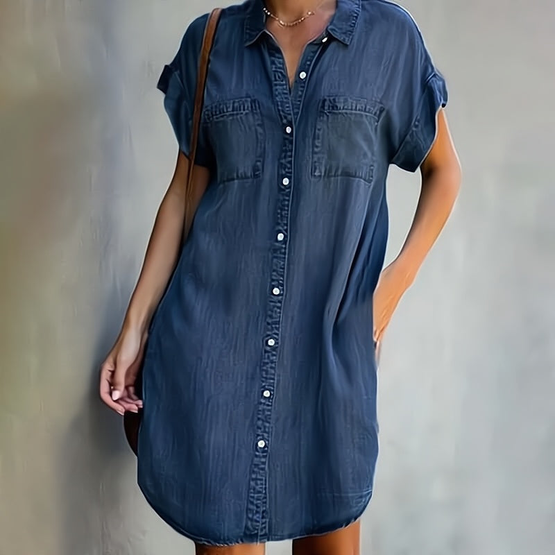 Kvinders Denim Kjole Moderne Design Blød Denim 1