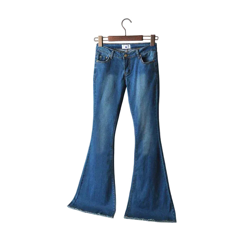Kvinders Denimbukser Klassisk Stil 0