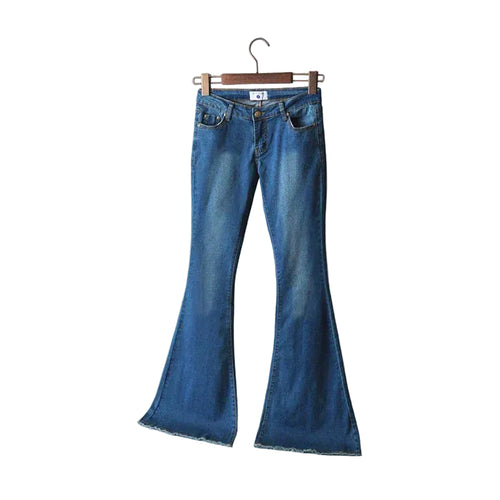 Kvinders Denimbukser Klassisk Stil 0