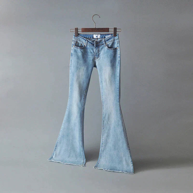 Kvinders Denimbukser Klassisk Stil 1