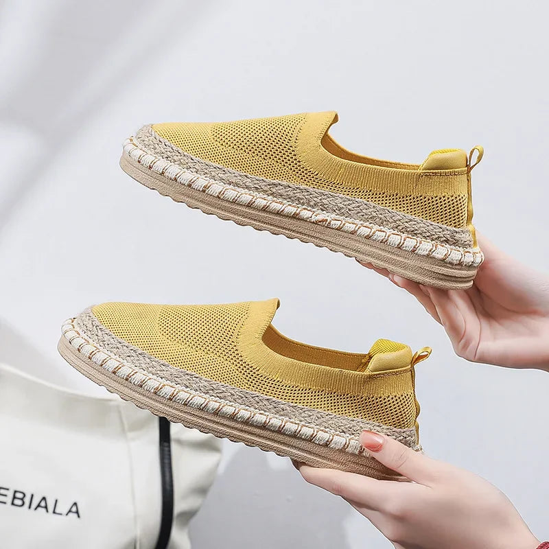 Kvinders Espadriller med Flettet Jutesål 0
