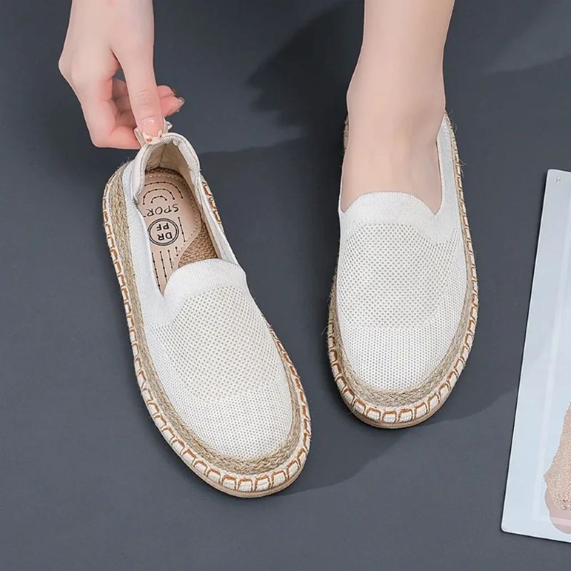 Kvinders Espadriller med Flettet Jutesål 3