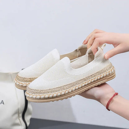 Kvinders Espadriller med Flettet Jutesål 6