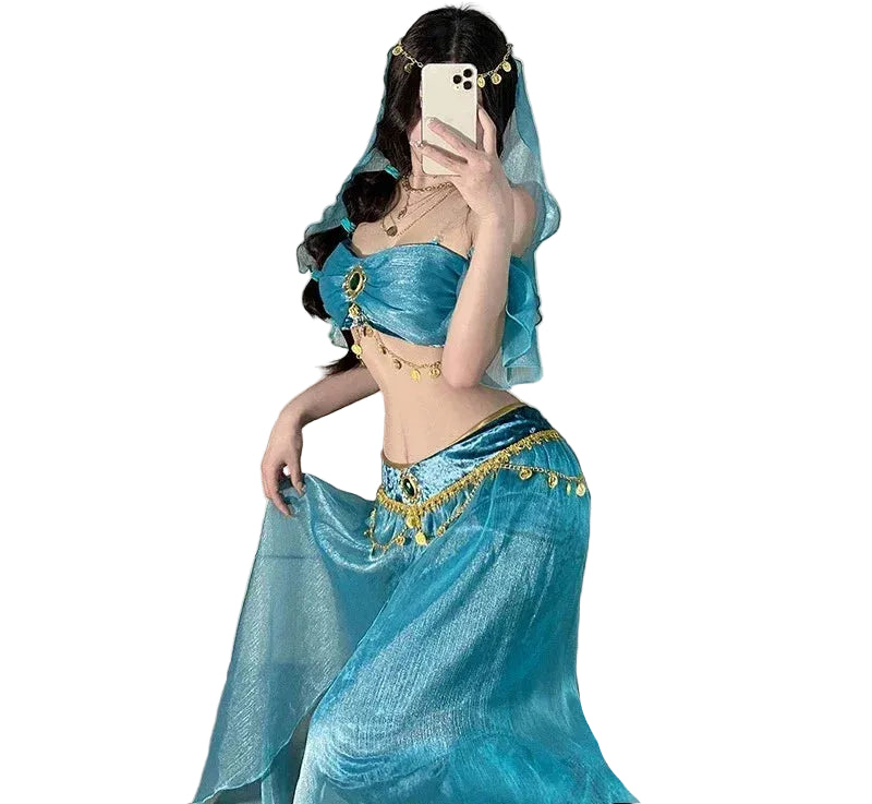 Kvinders Festival Kostume Arabisk Prinsesse Stil 0