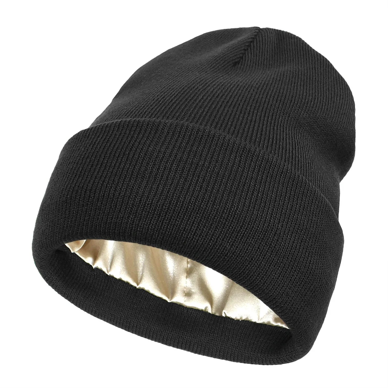 Kvinders Fitted Beanie Ribbet Design 0