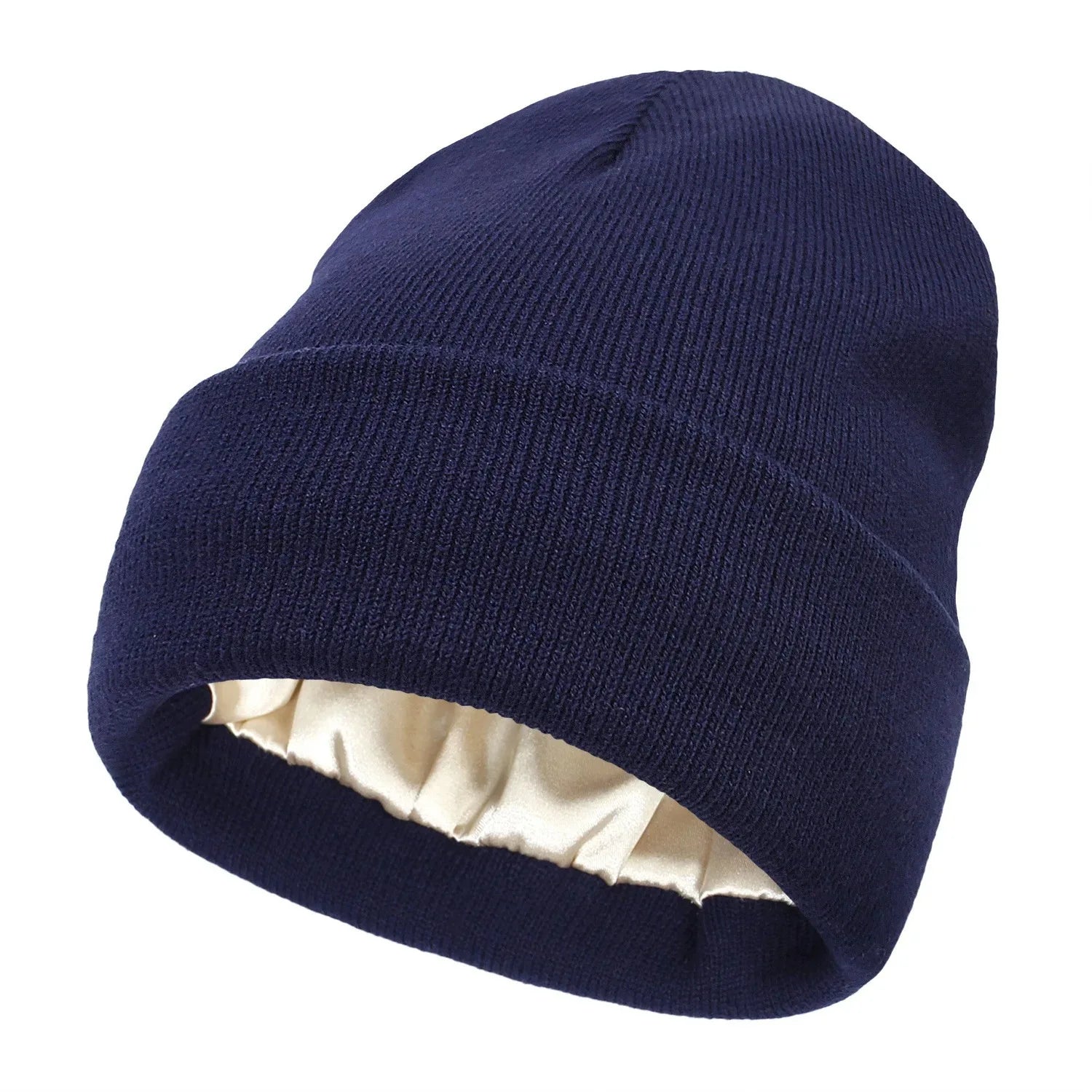 Kvinders Fitted Beanie Ribbet Design 1