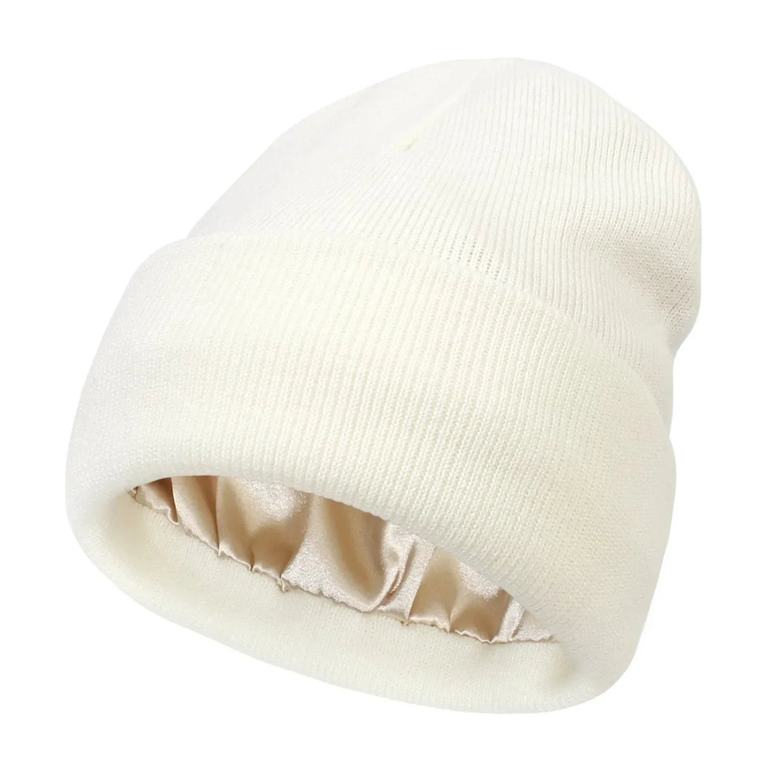 Kvinders Fitted Beanie Ribbet Design 2